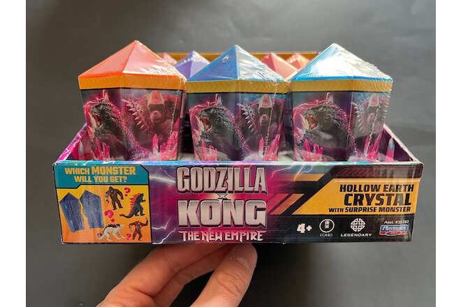 Godzilla x Kong New Empire Hollow Earth Crystal Surprise Monster Display Case x8