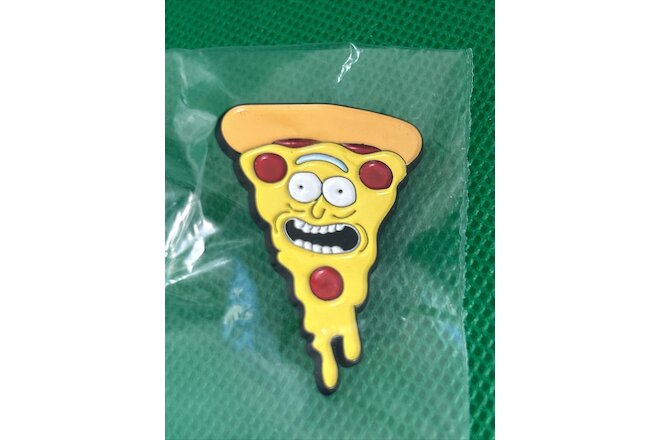 Rick And Morty- Rick Morphed Into Pizza Slice- Enamel Pin NEW