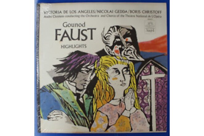Sealed New Faust-Gounod Highlights-Victoria De Los Angeles/Nicolai Gedda LP