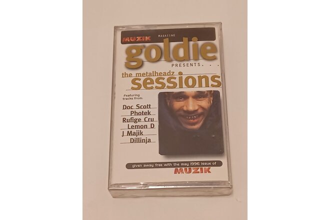 Goldie : The Metalheadz Sessions - 1996 Muzik Magazine Tape -NEW- SEALED - RARE