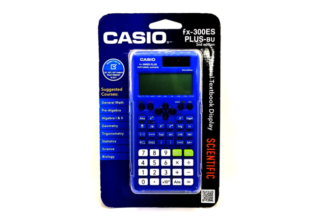 Casio fx-300ES PLUS 2nd Edition Scientific Calculator - Blue