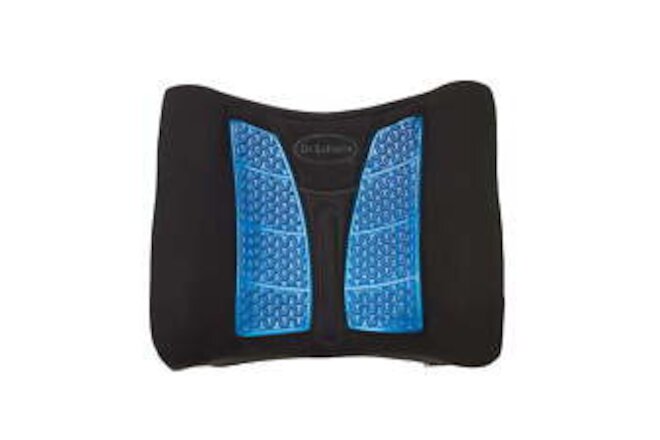 Black Massaging Gel Lumbar Seat Cushion, 46101WDI, 2.38 lb