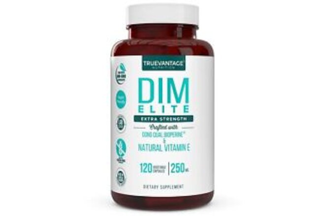 DIM Supplement 250mg Diindolylmethane-Plus Dong Quai Natural Vitamin E & BioP...