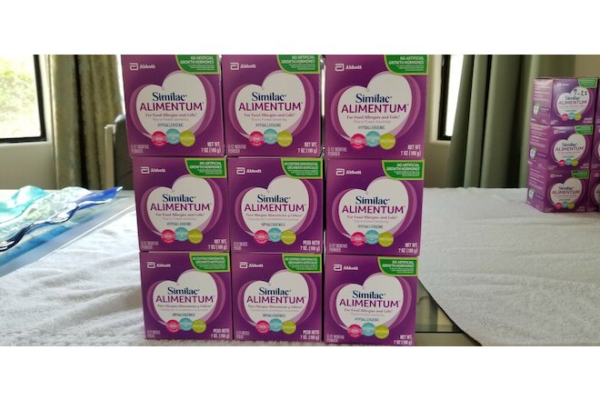 Similac Alimentum Hypoallergenic Infant Formula 7oz X 9 Ex 04/22 Free Shipping