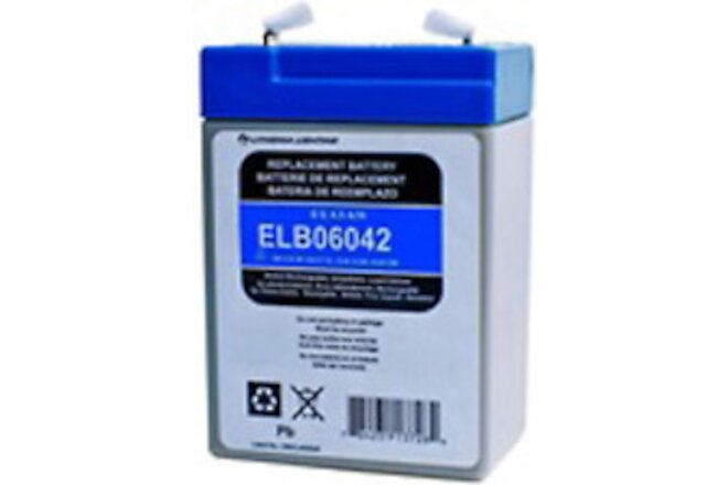 ELB 06042 Battery Emergency Replacement Batter 6 Volts 250 ...