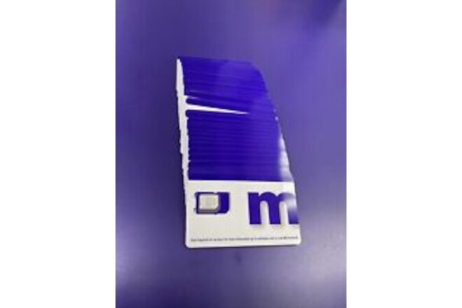 Metro By T-Mobile NC128TRIPLESIM￼ Triple Cut SIM Card (BRAND NEW) - Lot Of 50