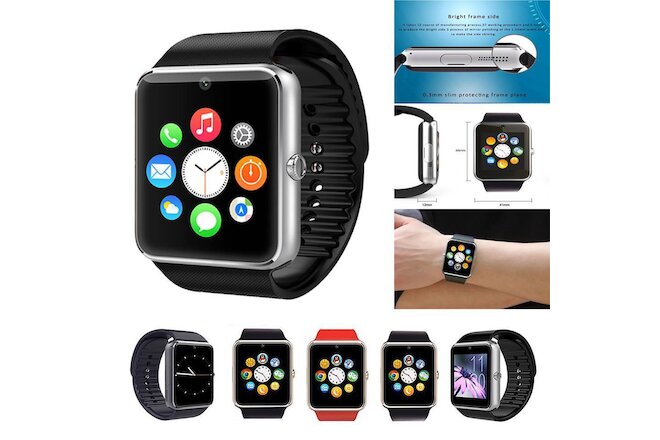Smart Watch with Camera Texting Calling for Samsung Galaxy S7 S8 PLUS LG G6 V20