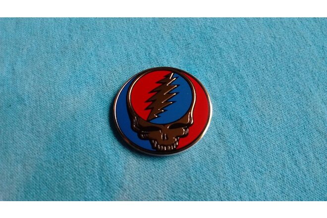Grateful Dead Steal Your Face SYF 1.25 Inch Metal Metallic Sticker