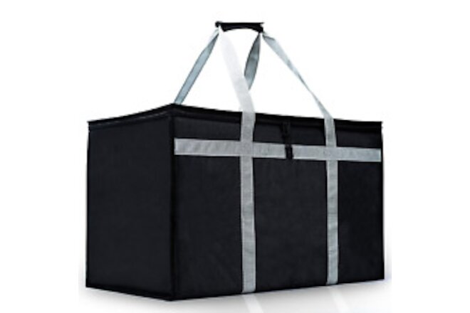 Insulated Food Delivery Bag for Catering, Xxx-Large Reusable Shopping Cooler