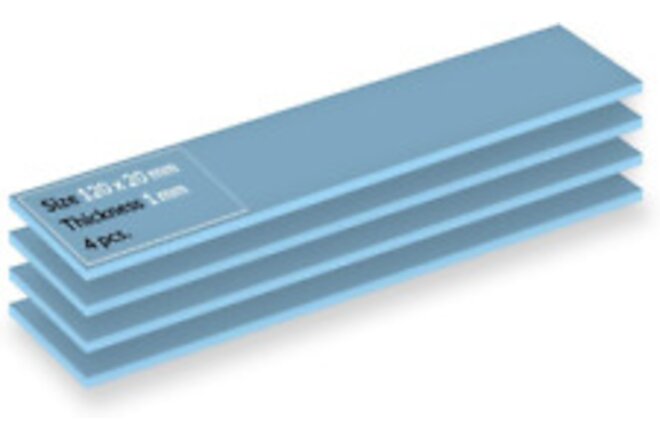 ARCTIC TP-3: Premium Performance Thermal Pad , 120 x 20 x 1.0 mm ( 4 Pieces