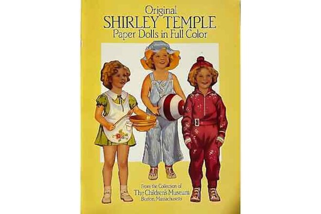 Original UNCUT Shirley Temple Full Color The Children's Museum 1988