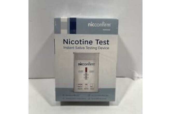 Nicotine Test Instant Saliva Testing Device - exp 8/22/31 Free Shipping