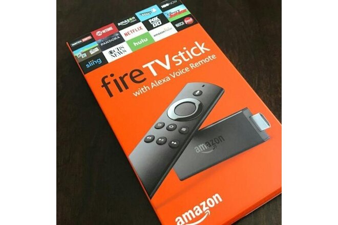 AMAZON FIRE TV STICK (2nd Generation) with Alexa Media Streamer - Black