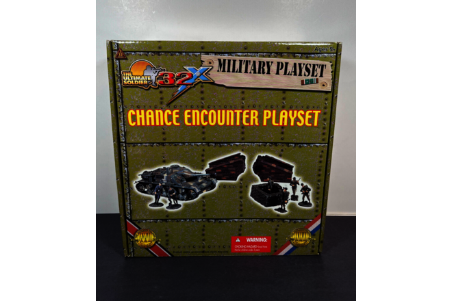 Ultimate Soldier 32X CHANCE ENCOUNTER PLAYSET WWII Figure Set 1:32 Scale