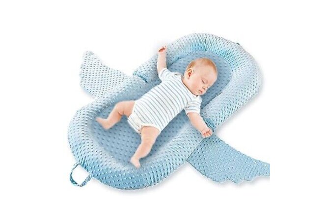 noonimum Baby Lounger, Baby Nest for 0-12 Months, Baby Nest Cover for Co Slee...