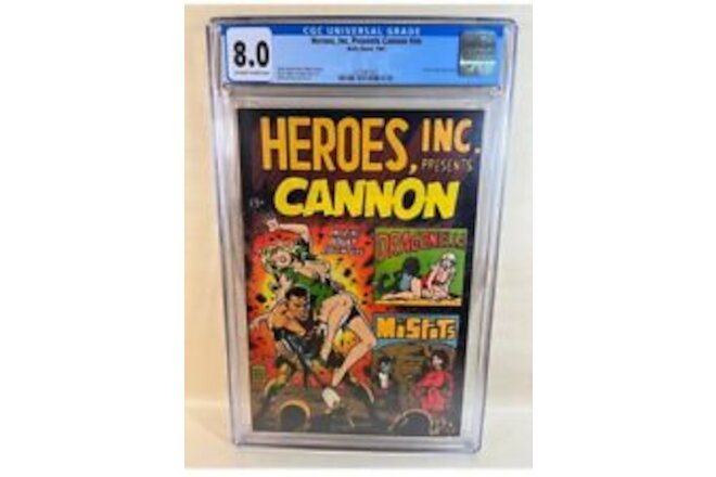 1969 Heroes Inc. Presents CANNON #nn CGC 8.0 Wally Wood & Steve Ditko