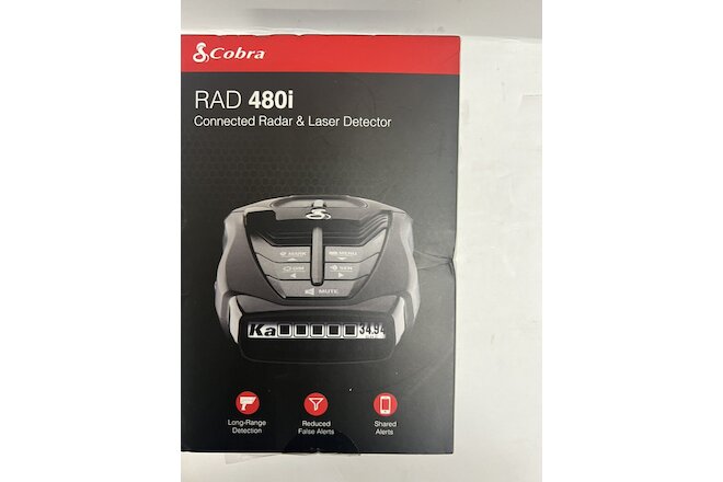 NEW Cobra Electronics Rad 480i Radar/Laser Detector
