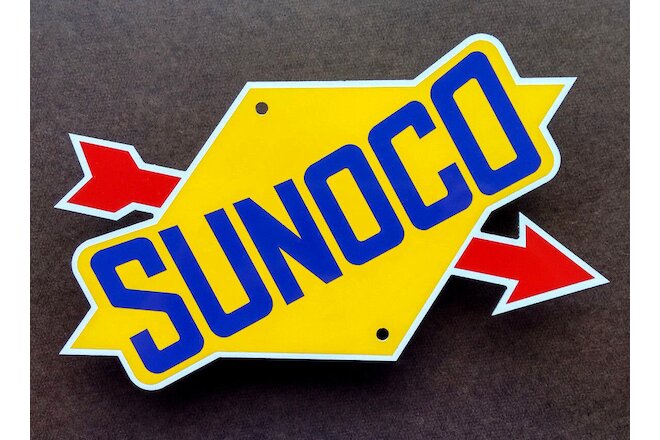 SUNOCO SIGN -  Garage Decor - NASCAR - Racing Logo - Automobilia - Petrolania
