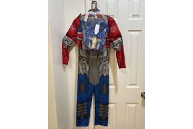 Disguise Transformers Optimus Prime Halloween Costume Birthday Jumpsuit M 8-10