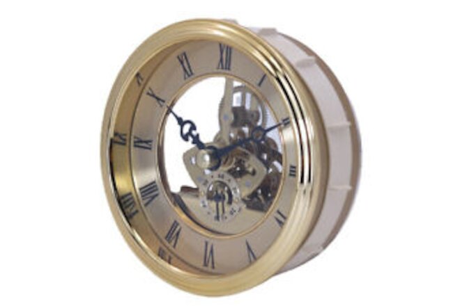 Metal Quartz Clock Insert with Roman Numeral Quartz Movement