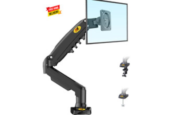 Monitor Desk Mount Stand Full Motion Swivel Monitor Arm with Gas Spring for 17-3