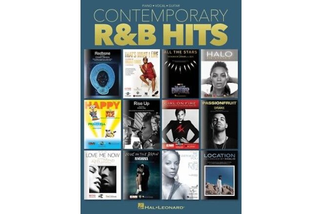 Contemporary R&B Hits Sheet Music Piano Vocal Guitar SongBook NEW 000276001