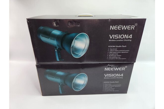 2 Pack Neewer Vision4 Wireless Studio Flash - Wireless Lithium Battery