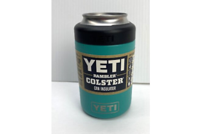 Yeti Rambler 12 oz. Aquifer Blue Colster Sold Out Soda Pop Can Koozie