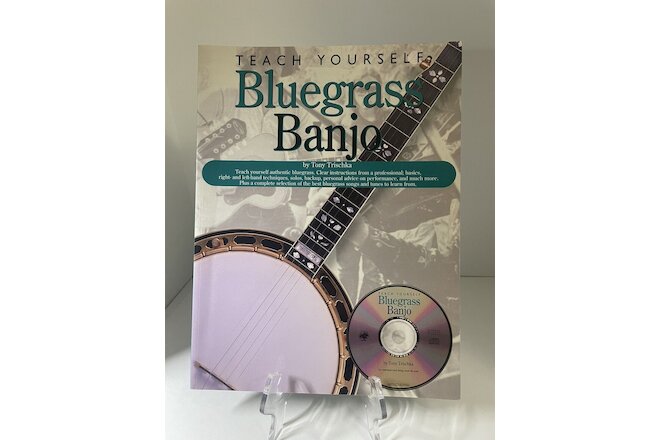 Teach Yourself Bluegrass Banjo Sheet Music Book and CD