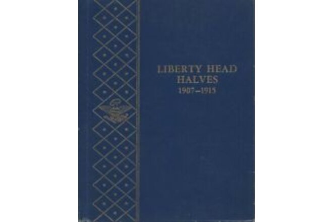 Liberty Head Barber Halves 1907-1915 Whitman Album NOS