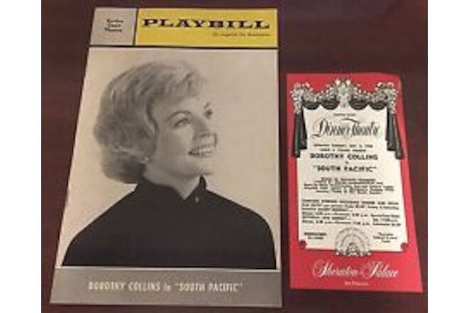 Vintage October 1963 Playbill Dorothy Collins in South Pacific Program