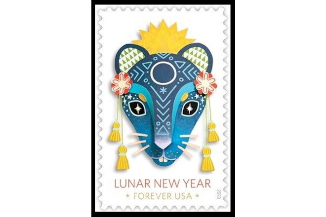 2020 US Stamp - Year of the Rat - Single - SC# 5428