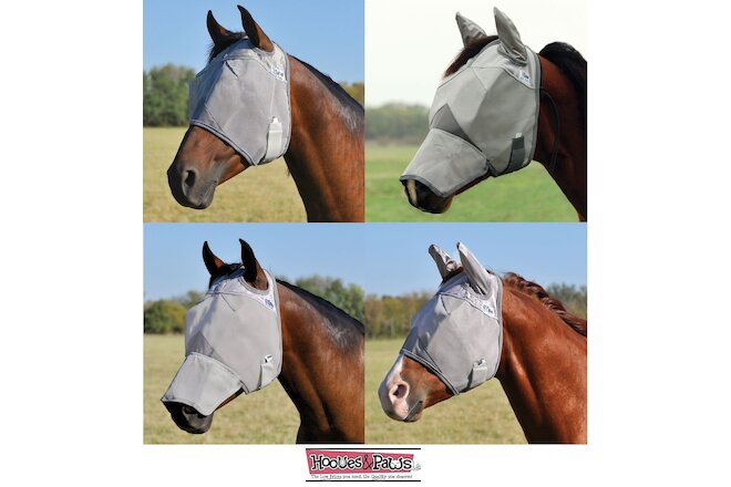 Cashel Fly Mask Horse Standard Ears Nose Sun Protection ALL STYLES ALL SIZES