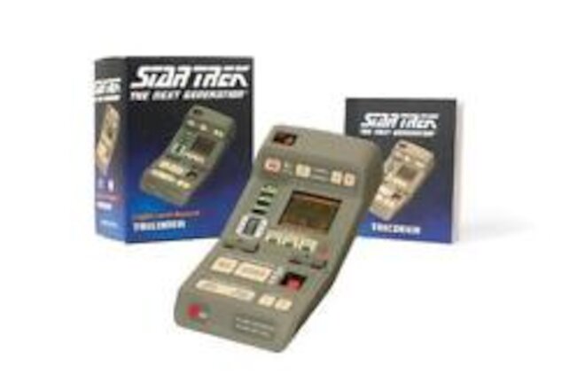 Star Trek The Next Generation Light-and-Sound Tricorder with Book NEW SEALED