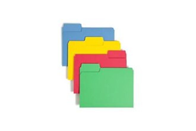 Smead SuperTab Heavyweight File Folder, Oversized 1/3-Cut Tab, Letter Size, A...