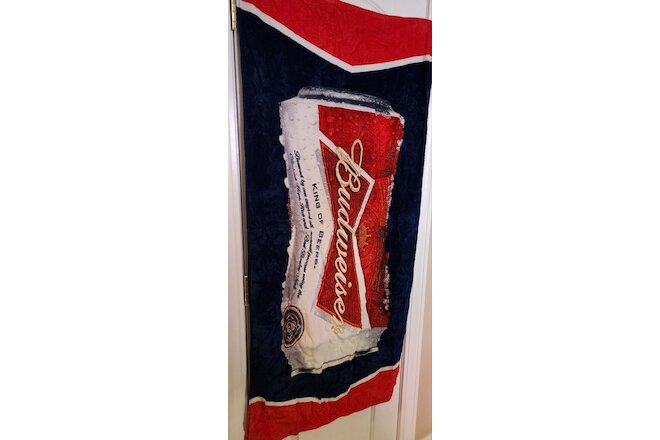 Vintage Budweiser Branded Beach Towel