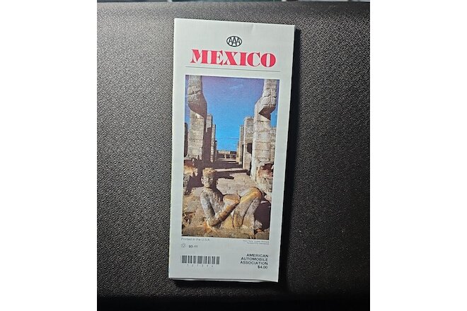 Mexico Pamplet Map. Automobile