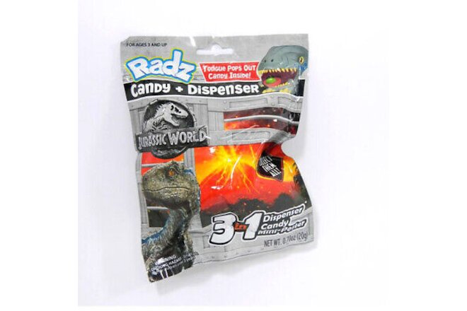 Lot of (74) Radz Jurassic World Park Fallen Kingdom Toy Dispenser & Poster Packs