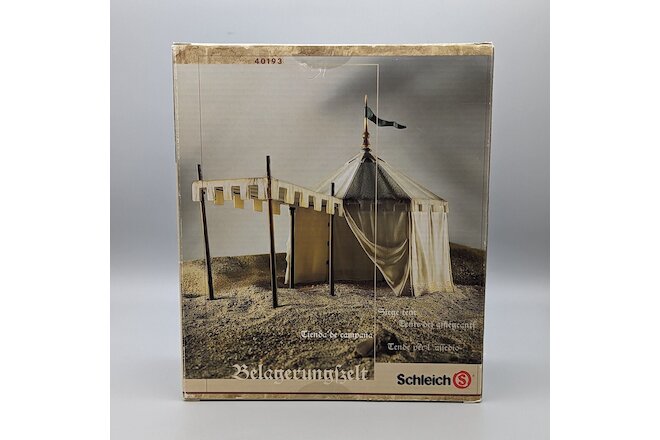 New Schleich Medieval Knights Siege Tent Action Figure 40193 Playset