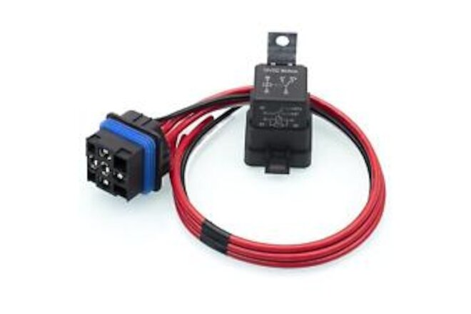 60/80 Amp 12 Volt Waterproof Automotive Relay Pigtail 5-pin Heavy Duty 12 Awg