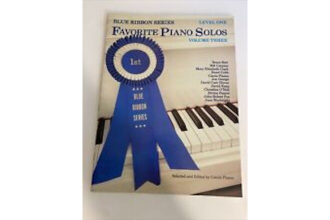 BELWIN Blue Ribbon Series: Favorite Piano Solos, Level 1, Volume 3 abr