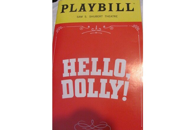 HELLO DOLLY Playbill BETTE MIDLER Revival Broadway Musical DAVID HYDE PIERCE