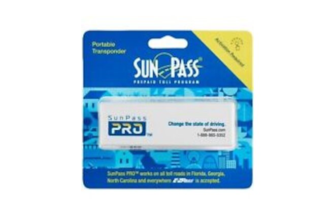 SunPass Pro Compatible in Florida GA NC NY NJ Toll Moveable Transponder NEW