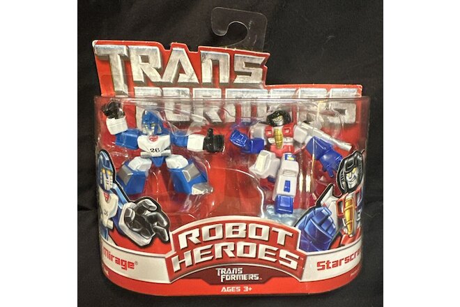 2006 - Hasbro -  Transformers Robot Heroes: Mirage & Starscream