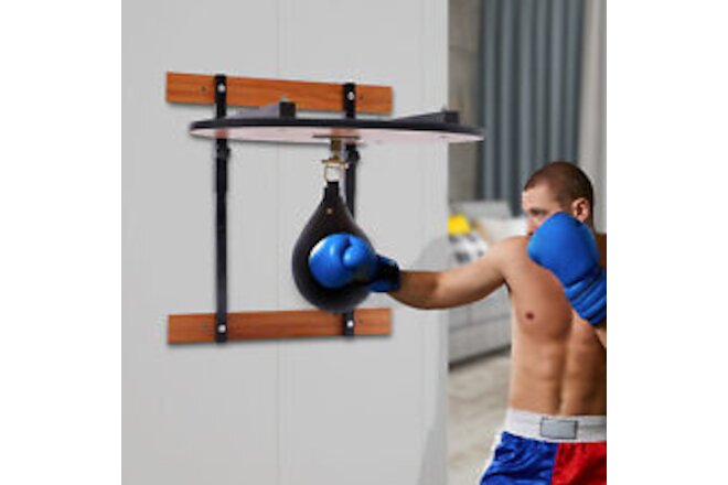 Wall-Mounted Adjustable Speed Bag Platform Kit Swivel Punching Fitness Training