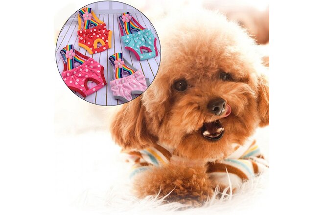 Dog Underwear Briefs Wear-resistant High Elasticity Polka Dot Striped Pet Dog