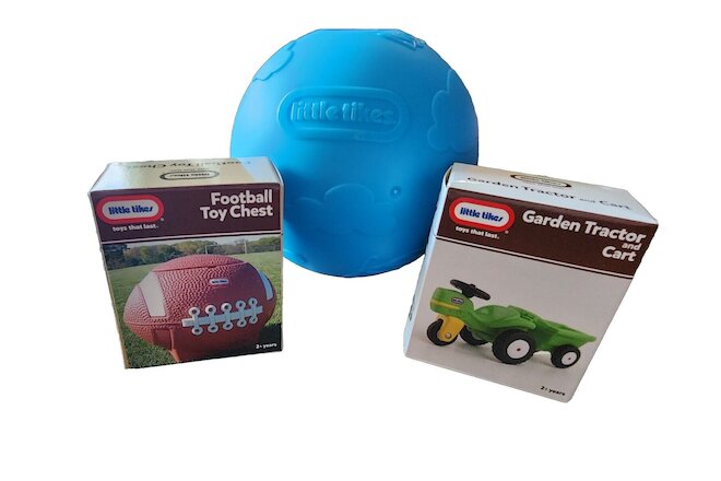 mini little tikes series 3 Football Toy Chest And Garden Tractor
