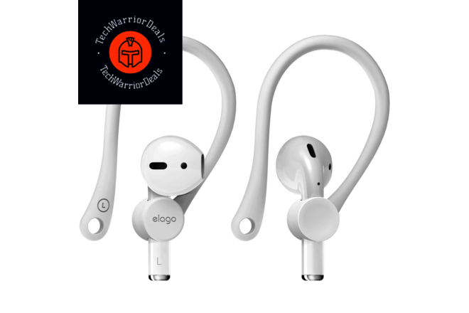 elago Ear Hooks Designed for AirPods Pro, 3 and 1, 2, White