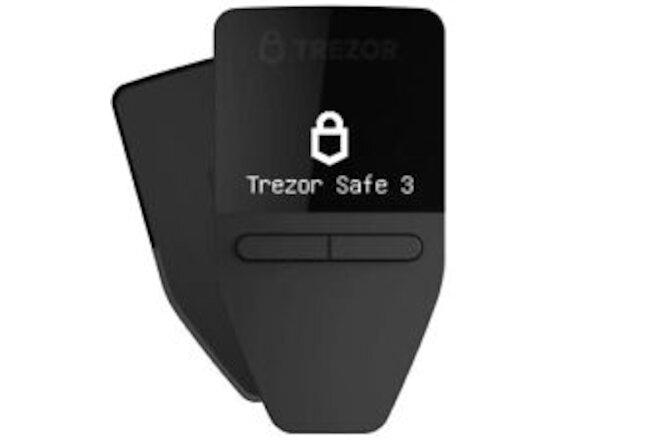 Trezor Safe 3 - Passphrase & Secure Element Protected Crypto Hardware Wallet ...