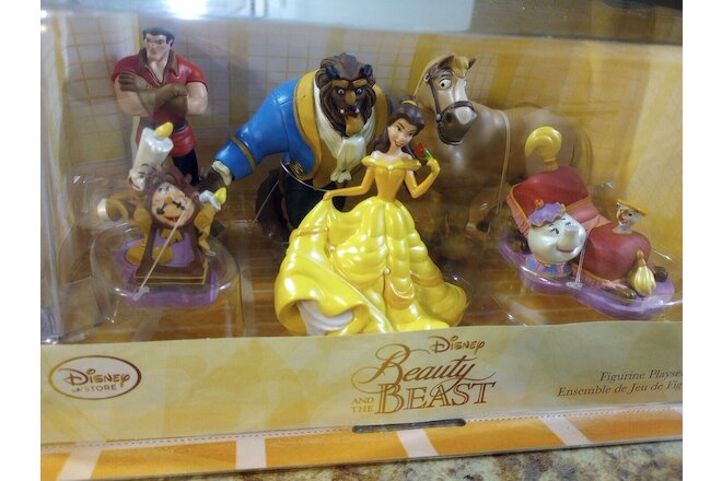 Disney Beauty And The Beast Figure Set Of 6